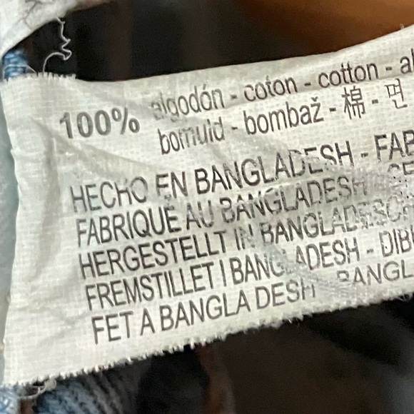 Zara Straight Leg High Rise Button Fly Ripped Ankle Jeans in Light Wash Sz 2 - Picture 8 of 8